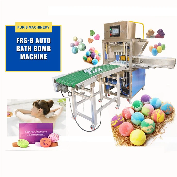 Pneumatic Bath Shower Bar Bomb Ball Press Wrapping Machine